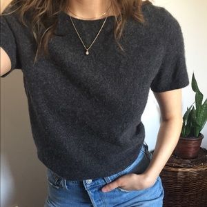 RALPH LAUREN cashmere sweater short sleeves soft